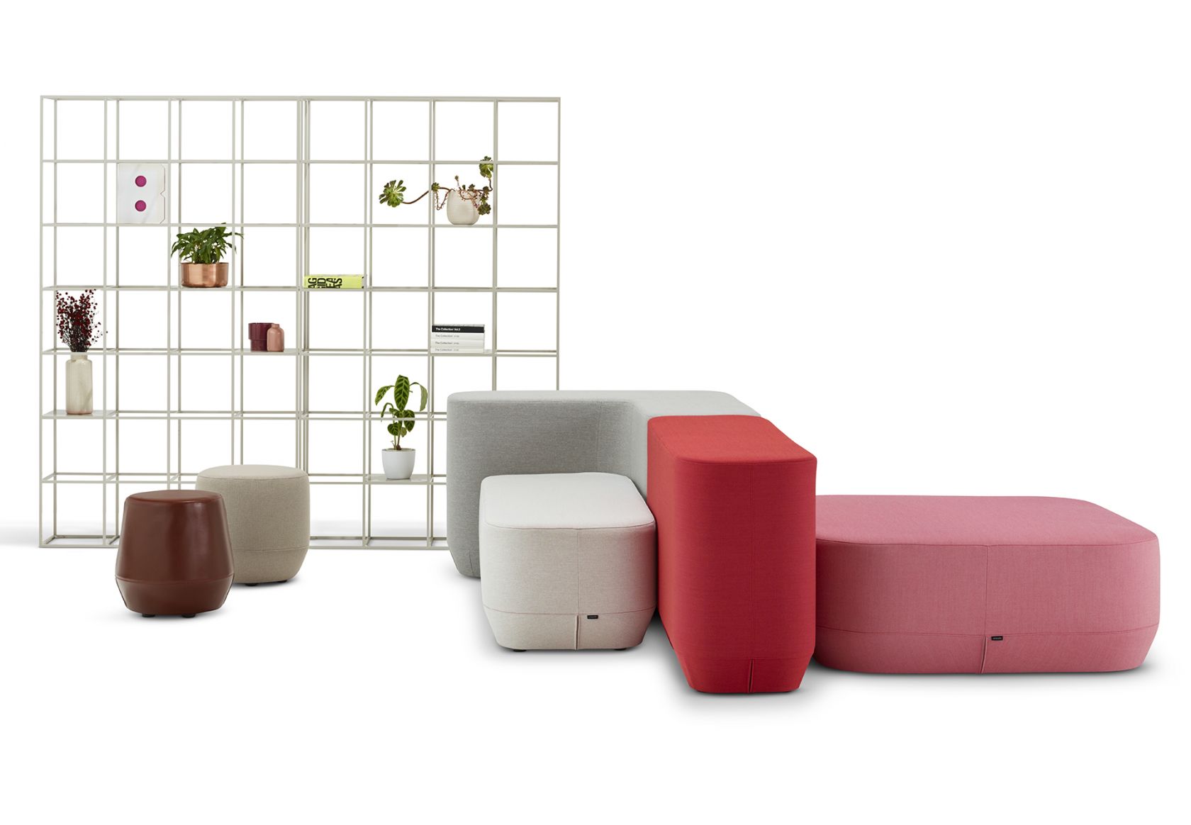 furniture, plant, ottoman