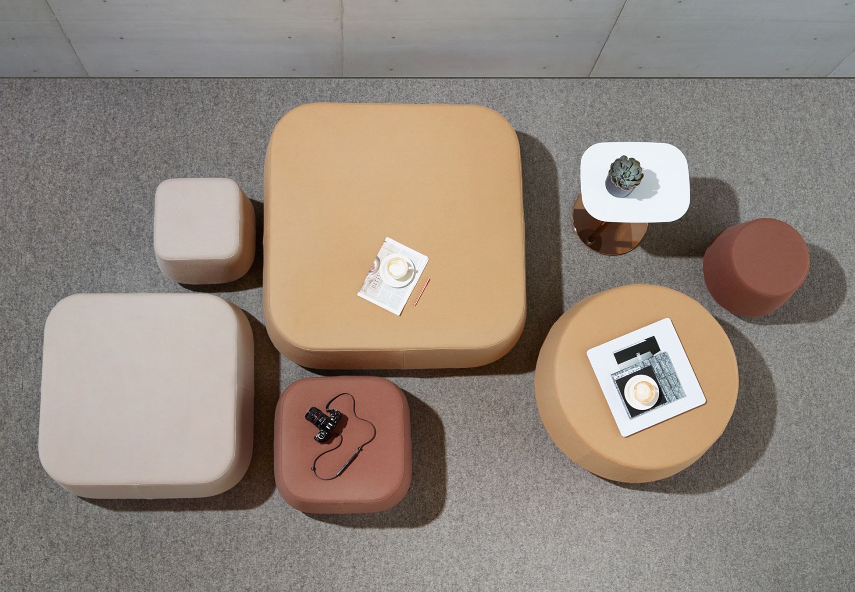 furniture, table, coffee table, tape