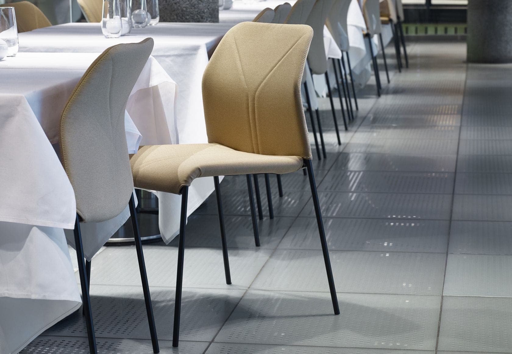 floor, cafeteria, indoors, restaurant, furniture, flooring, chair, architecture, building, lounge