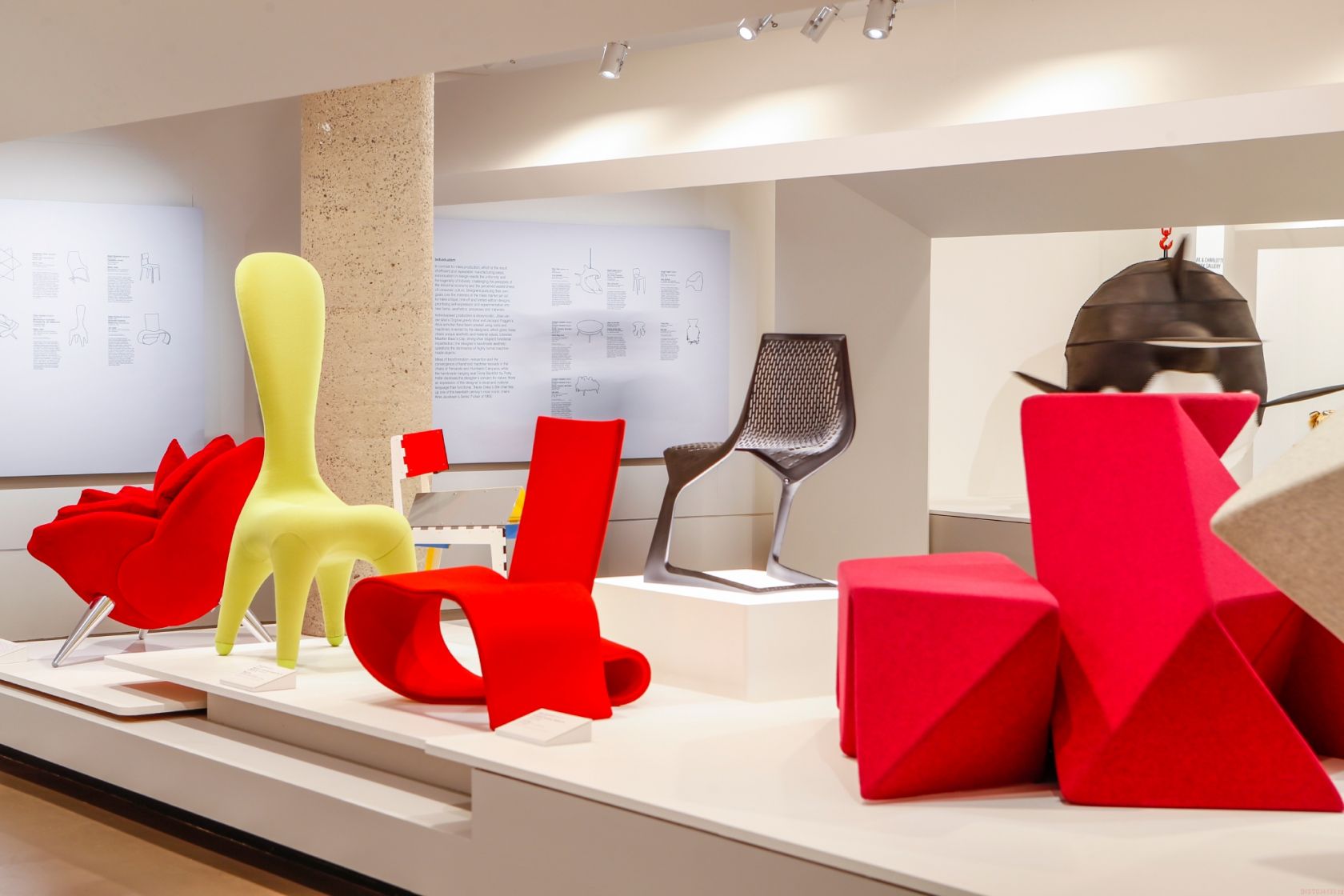 furniture, white board, indoors, chair