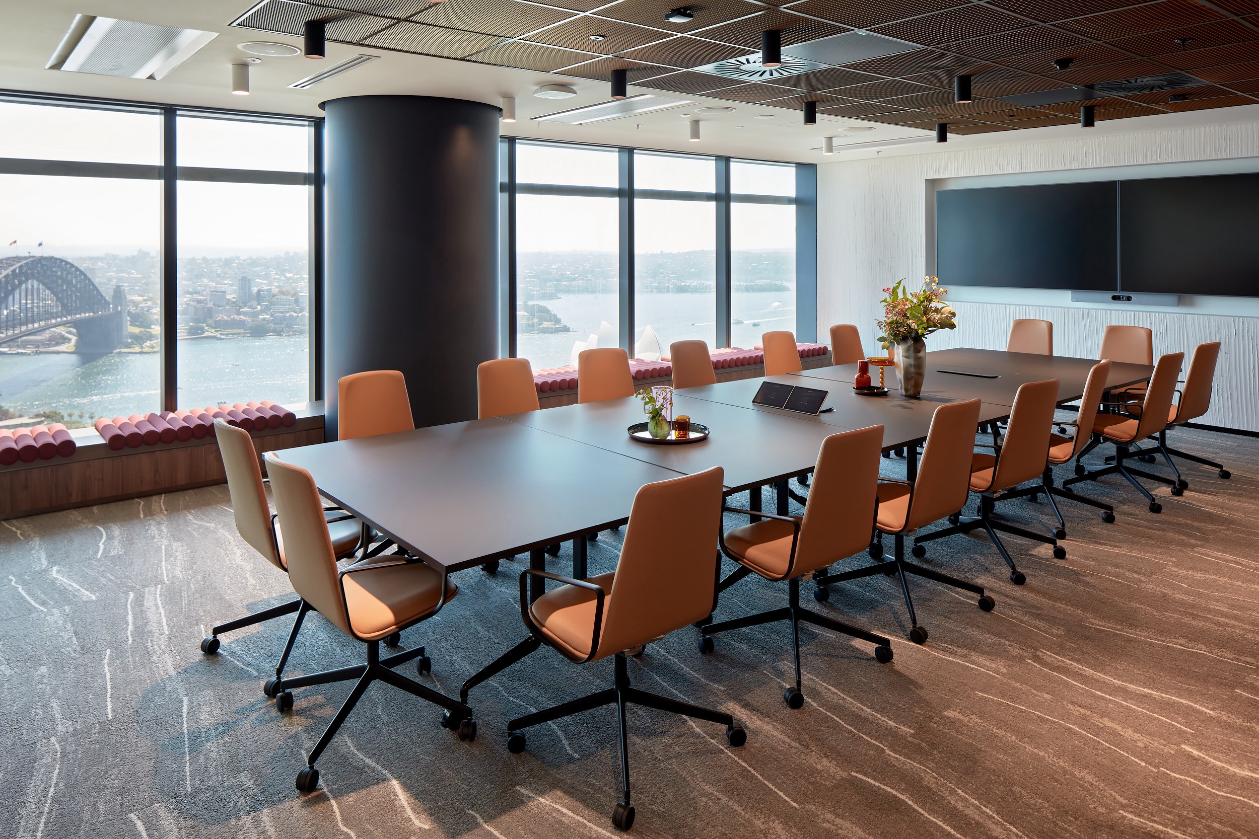 indoors, meeting room, office, room, interior design, chair, furniture