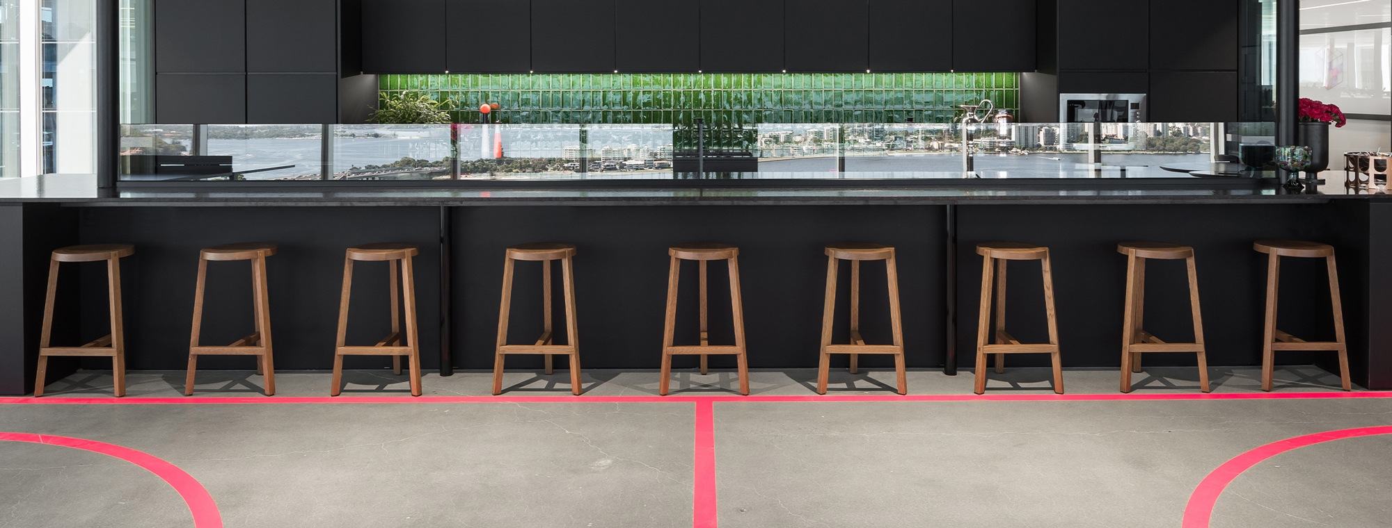 bar stool, furniture, indoors, interior design, restaurant