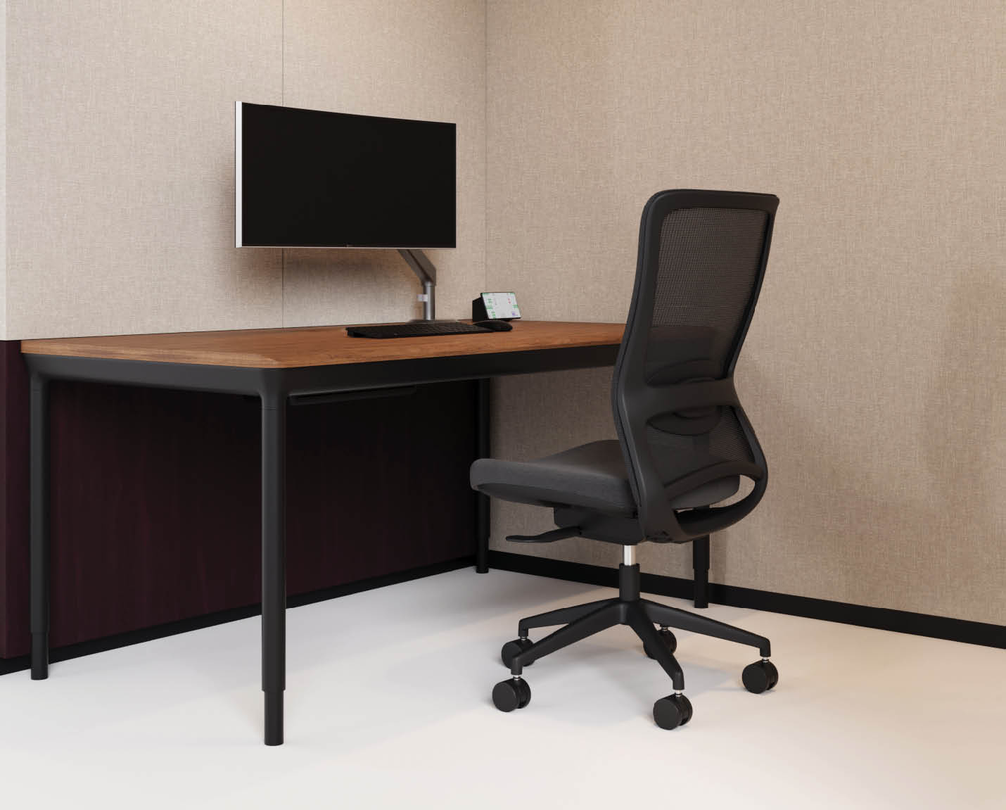 furniture, chair, indoors, table, electronics, hardware, monitor, screen, desk, office